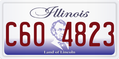 IL license plate C604823