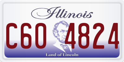 IL license plate C604824