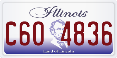 IL license plate C604836