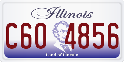 IL license plate C604856