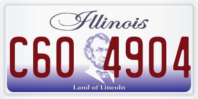 IL license plate C604904