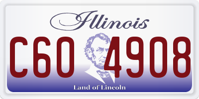 IL license plate C604908