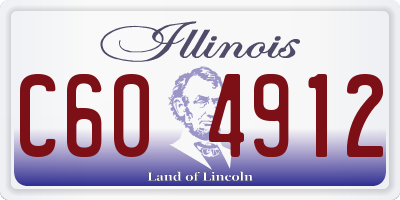 IL license plate C604912