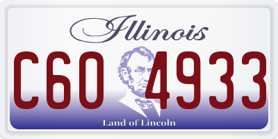 IL license plate C604933