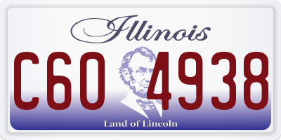 IL license plate C604938