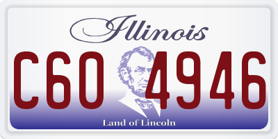 IL license plate C604946