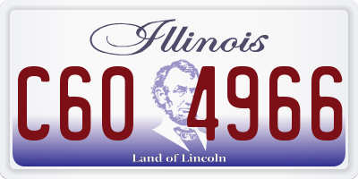 IL license plate C604966