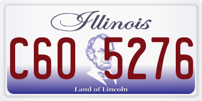 IL license plate C605276
