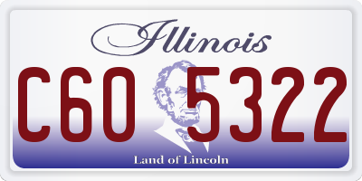 IL license plate C605322