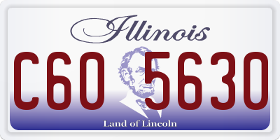 IL license plate C605630