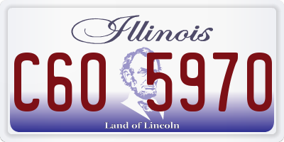 IL license plate C605970