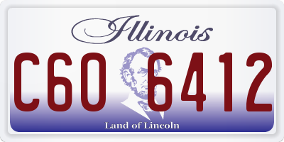 IL license plate C606412