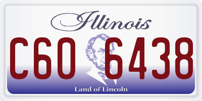 IL license plate C606438