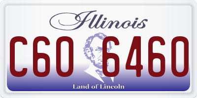 IL license plate C606460