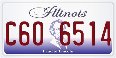 IL license plate C606514