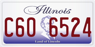 IL license plate C606524