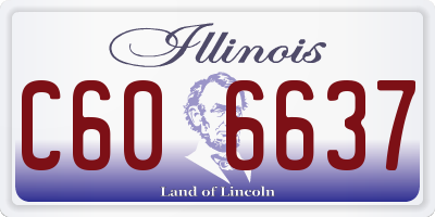 IL license plate C606637