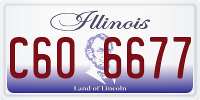 IL license plate C606677