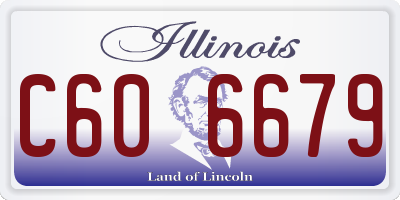 IL license plate C606679