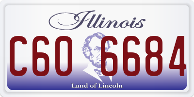 IL license plate C606684