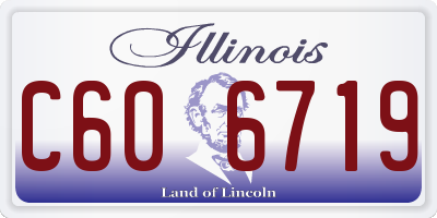 IL license plate C606719