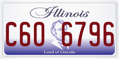 IL license plate C606796