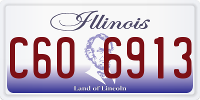 IL license plate C606913
