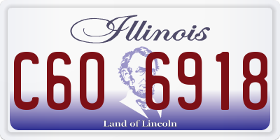 IL license plate C606918