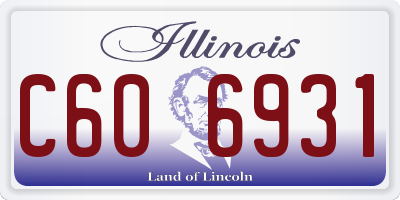IL license plate C606931