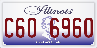 IL license plate C606960