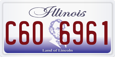 IL license plate C606961