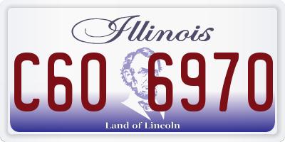 IL license plate C606970