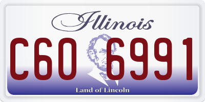 IL license plate C606991