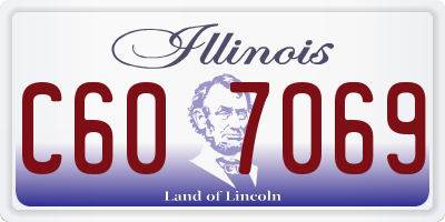 IL license plate C607069