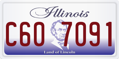 IL license plate C607091