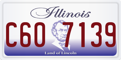 IL license plate C607139