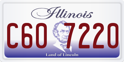 IL license plate C607220