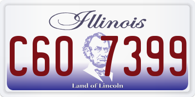 IL license plate C607399