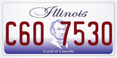 IL license plate C607530