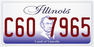 IL license plate C607965