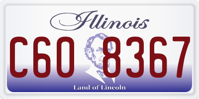 IL license plate C608367