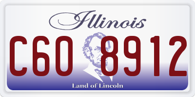 IL license plate C608912