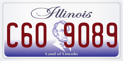 IL license plate C609089