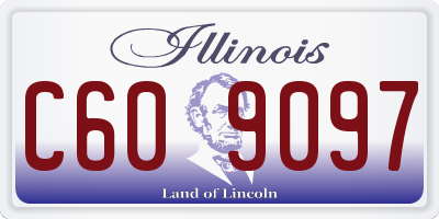 IL license plate C609097