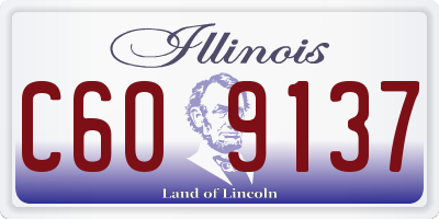 IL license plate C609137