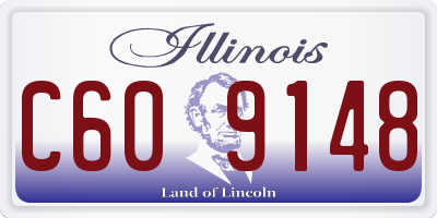 IL license plate C609148