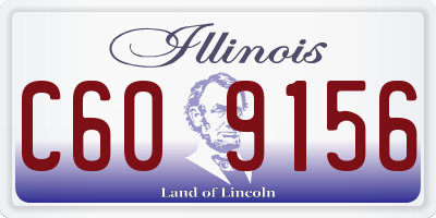 IL license plate C609156