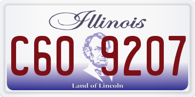 IL license plate C609207