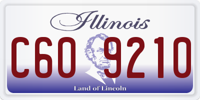 IL license plate C609210