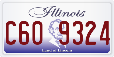 IL license plate C609324